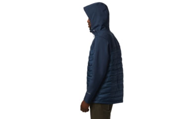 Image of Columbia Powder Lite Hybrid Jacket - Mens, Collegiate Navy Heather Stripe Print, Small, 1864631464-S