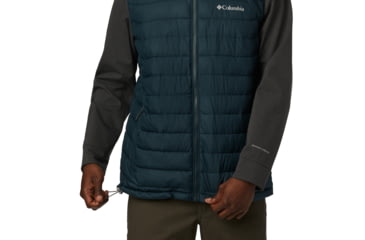 Image of Columbia Powder Lite Hybrid Jacket - Mens, Night Shadow, Shark Heather, Small, 1864631494-S