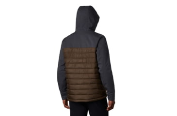 Image of Columbia Powder Lite Hybrid Jacket - Mens, Olive Green, Black Heather, Large, 1864631319-L