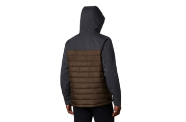 Image of Columbia Powder Lite Hybrid Jacket - Mens, Olive Green, Black Heather, Large, 1864631319-L