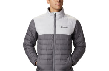 Image of Columbia Powder Lite Jacket - Mens, City Grey/Nimbus Grey, Extra Large, 1698001024CityGryNbsGryXL