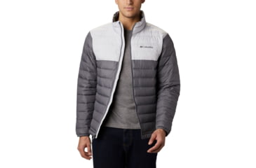 Image of Columbia Powder Lite Jacket - Mens, City Grey/Nimbus Grey, Extra Large, 1698001024CityGryNbsGryXL