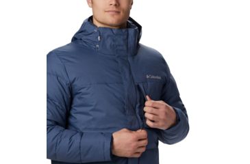 Image of Columbia Ridgeview Peak Hooded Jacket - Mens, Dark Mountain, Medium, 1864441478-M