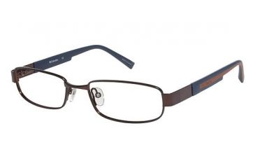 Image of Columbia Saddleback Eyeglass Frames - Frame Brown/Blue-brown, Size 50/17mm CBSADDLEBACK03