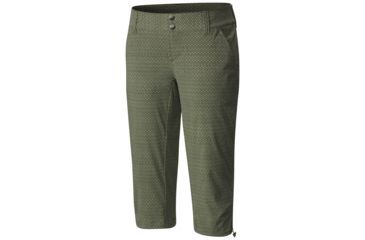 Image of Columbia Saturday Trail Printed Knee Pant - Womens, Cypress Mountain Triangle Prt, Size 2, 18in Inseam, 16413313162