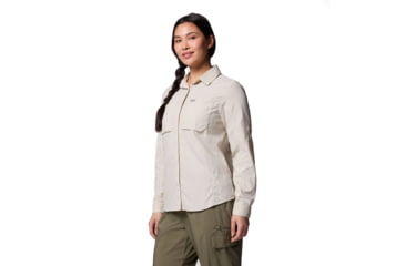Image of Columbia Skien Valley Long Sleeve Shirt - Womens, Dark Stone, Small, 2119281278-278-S