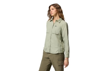 Image of Columbia Skien Valley Long Sleeve Shirt - Womens, Safari, Extra Large, 2119281348-348-XL