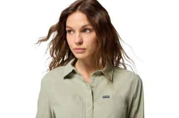 Image of Columbia Skien Valley Long Sleeve Shirt - Womens, Safari, Extra Large, 2119281348-348-XL