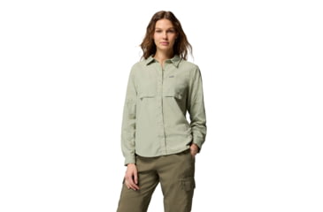 Image of Columbia Skien Valley Long Sleeve Shirt - Womens, Safari, Extra Large, 2119281348-348-XL