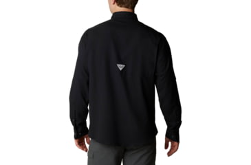 Image of Columbia Tamiami II Long Sleeve Shirt - Mens, Black, Extra Small, 128606-010-XS