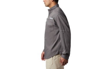 Image of Columbia Tamiami II Long Sleeve Shirt - Mens, City Grey, Medium, 1286061023City GreyM