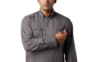 Image of Columbia Tamiami II Long Sleeve Shirt - Mens, City Grey, Medium, 1286061023City GreyM