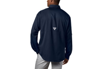 Image of Columbia Tamiami II Long Sleeve Shirt - Mens, Collegiate Navy, Extra Small, 128606-464-XS