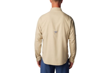 Image of Columbia Tamiami II Long Sleeve Shirt - Mens, Fossil, Extra Small, 128606-160-XS