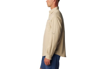Image of Columbia Tamiami II Long Sleeve Shirt - Mens, Fossil, Extra Small, 128606-160-XS