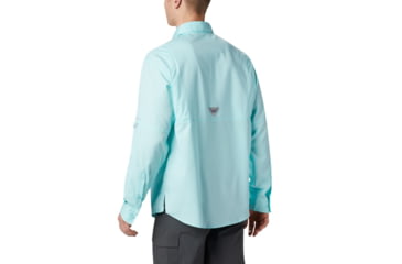 Image of Columbia Tamiami II Long Sleeve Shirt - Mens, Gulf Stream, Extra Small, 128606-499-XS