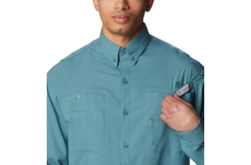 Image of Columbia Tamiami II Long Sleeve Shirt - Mens, Tranquil Teal, Extra Large, 1286061329TrqlTlXL