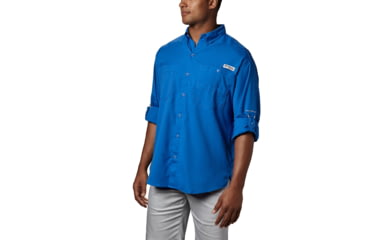 Image of Columbia Tamiami II Long Sleeve Shirt - Mens, Vivid Blue, 5X, 128606-487-5X