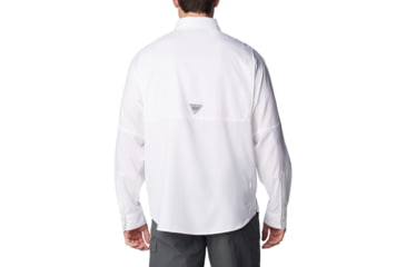 Image of Columbia Tamiami II Long Sleeve Shirt - Mens, White, Extra Small, 128606-100-XS