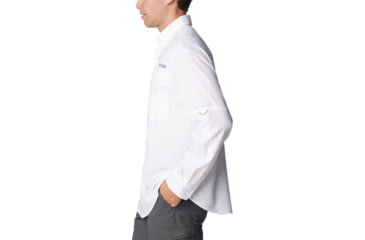 Image of Columbia Tamiami II Long Sleeve Shirt - Mens, White, Extra Small, 128606-100-XS