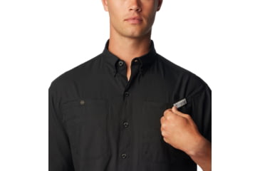 Image of Columbia Tamiami II SS Shirt, Black, Extra Small - Mens, 1287051010-XS