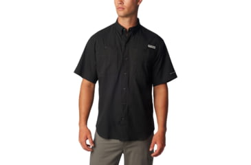 Image of Columbia Tamiami II SS Shirt, Black, Extra Small - Mens, 1287051010-XS