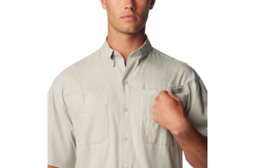 Image of Columbia Tamiami II SS Shirt, Cool Grey, Extra Small - Mens, 1287051019-XS