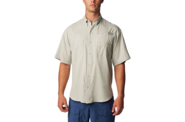 Image of Columbia Tamiami II SS Shirt, Cool Grey, Extra Small - Mens, 1287051019-XS