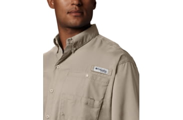 Image of Columbia Tamiami II SS Shirt, Fossil, Extra Small - Mens, 1287051160-XS