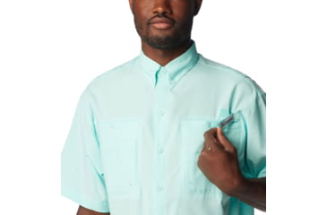 Image of Columbia Tamiami II SS Shirt, Gulf Stream, Extra Small - Mens, 1287051499-XS