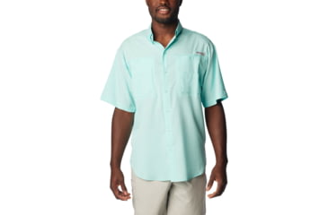Image of Columbia Tamiami II SS Shirt, Gulf Stream, Extra Small - Mens, 1287051499-XS