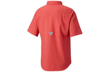 Image of Columbia Tamiami II SS Shirt, Sunset Red, Extra Small - Mens, 1287051683-XS
