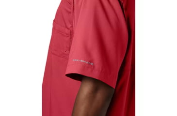 Image of Columbia Tamiami II SS Shirt, Sunset Red, Extra Small - Mens, 1287051683-XS