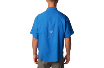 Image of Columbia Tamiami II SS Shirt, Vivid Blue, Extra Small - Mens, 1287051487-XS