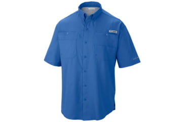 Image of Columbia Tamiami II SS Shirt, Vivid Blue, Extra Small - Mens, 1287051487-XS