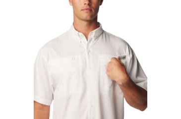 Image of Columbia Tamiami II SS Shirt, White, Extra Small - Mens, 1287051100-XS