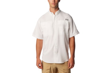 Image of Columbia Tamiami II Short Sleeve Shirt - Men's, White, Extra Small, 1287051100WhiteXS