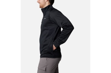 Image of Columbia Tech Fleece Half Zip Jacket - Mens, Black, Small, 2095631010-S