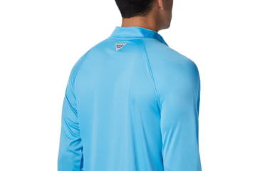Image of Columbia Terminal Tackle 1/4 Zip Jacket - Mens, Riptide, White, 2XL, 175682-463-XXL