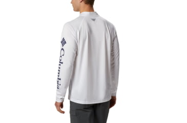 Image of Columbia Terminal Tackle 1/4 Zip Jacket - Mens, White, Nightshade, Small, 175682-101-S