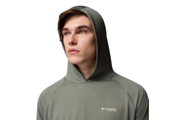 Image of Columbia Terminal Tackle Hoodie - Mens, Cypress/Dark Stone Logo, Extra Large, 1536171313-313-XL