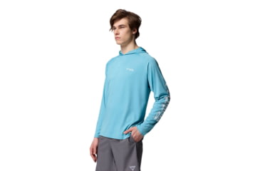 Image of Columbia Terminal Tackle Hoodie - Mens, Vintage Blue/White Logo, Medium, 1536171456-456-M