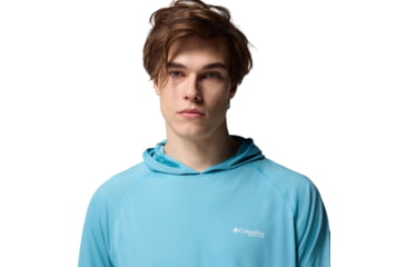 Image of Columbia Terminal Tackle Hoodie - Mens, Vintage Blue/White Logo, Medium, 1536171456-456-M