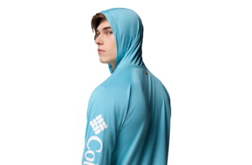 Image of Columbia Terminal Tackle Hoodie - Mens, Vintage Blue/White Logo, Medium, 1536171456-456-M