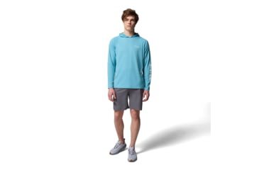 Image of Columbia Terminal Tackle Hoodie - Mens, Vintage Blue/White Logo, Medium, 1536171456-456-M