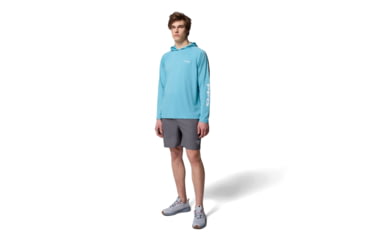 Image of Columbia Terminal Tackle Hoodie - Mens, Vintage Blue/White Logo, Medium, 1536171456-456-M