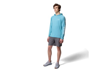 Image of Columbia Terminal Tackle Hoodie - Mens, Vintage Blue/White Logo, Medium, 1536171456-456-M