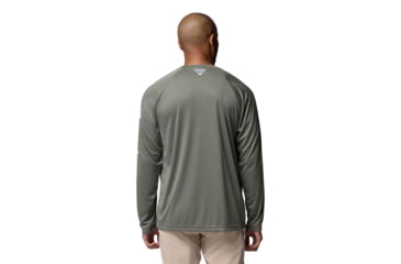 Image of Columbia Terminal Tackle Long Sleeve Shirt - Mens, Cypress/Dark Stone Logo, 2XL, 1388261324-324-XXL