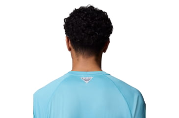 Image of Columbia Terminal Tackle Long Sleeve Shirt - Mens, Vintage Blue/White Logo, Small, 1388261485-485-S