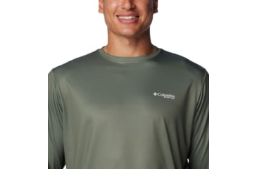 Image of Columbia Terminal Tackle PFG Fish Flag Long Sleeve - Mens, Cypress/Cool Grey Bass Lures, 2XL, 1872661318-318-XXL